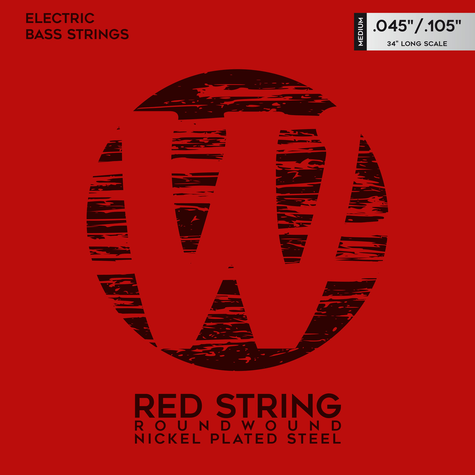 Warwick Red Strings Bass String Set, Nickel-Plated Steel - 4-String ...